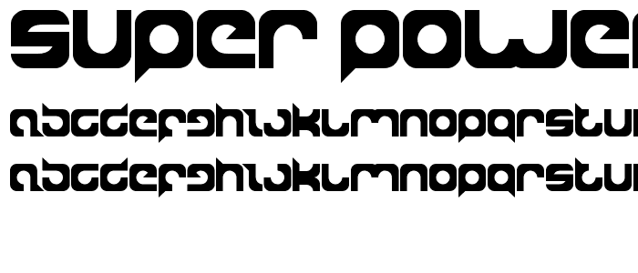 super power font